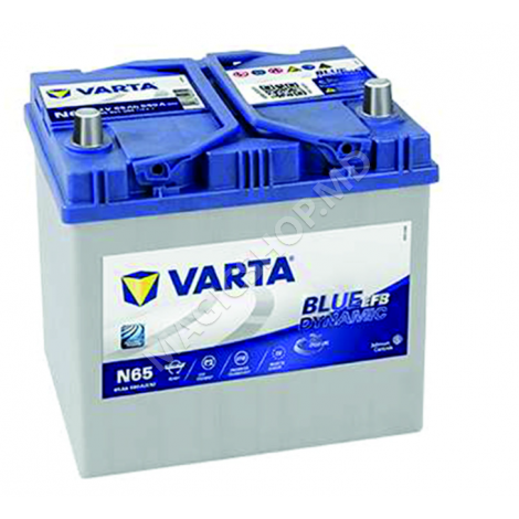 Аккумулятор АКБ VARTA 65 Ah EFB jap Blue Dyn. (N65)
